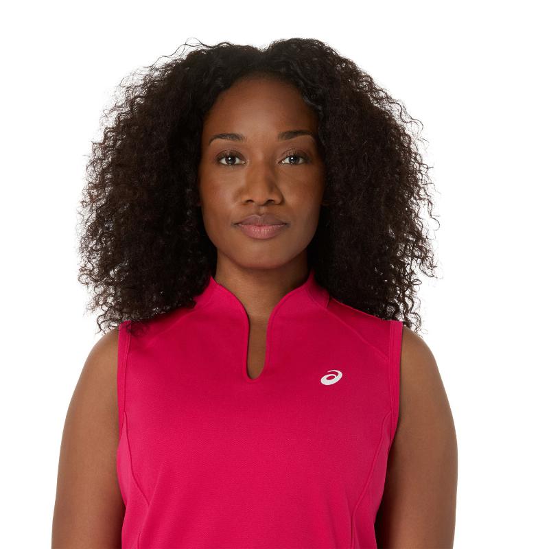 Camiseta Asics Court Rosa Brillante Mujer