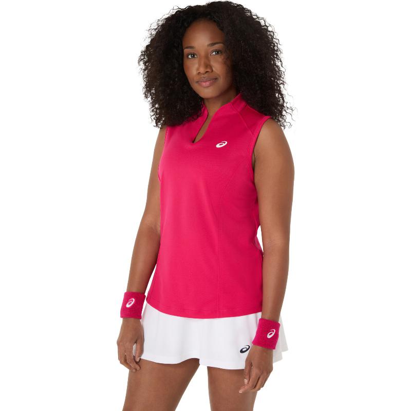 Camiseta Asics Court Rosa Brillante Mujer