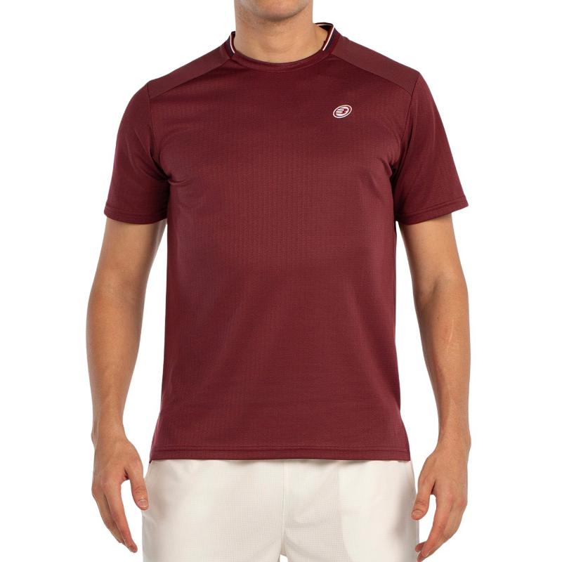 Camiseta Bullpadel Acrux Vino Burdeos