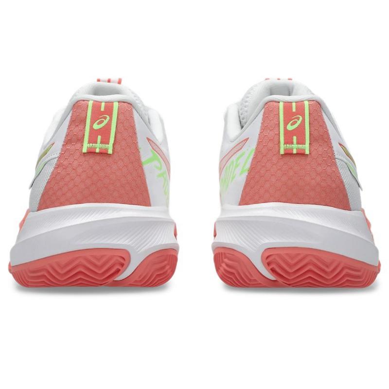 Zapatillas Asics Gel Challenger 15 Padel Blanco Guayaba Mujer