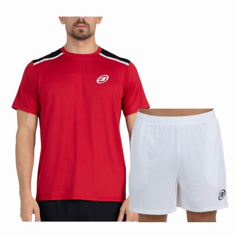 Conjunto Bullpadel Adventure Performance Cereza Blanco