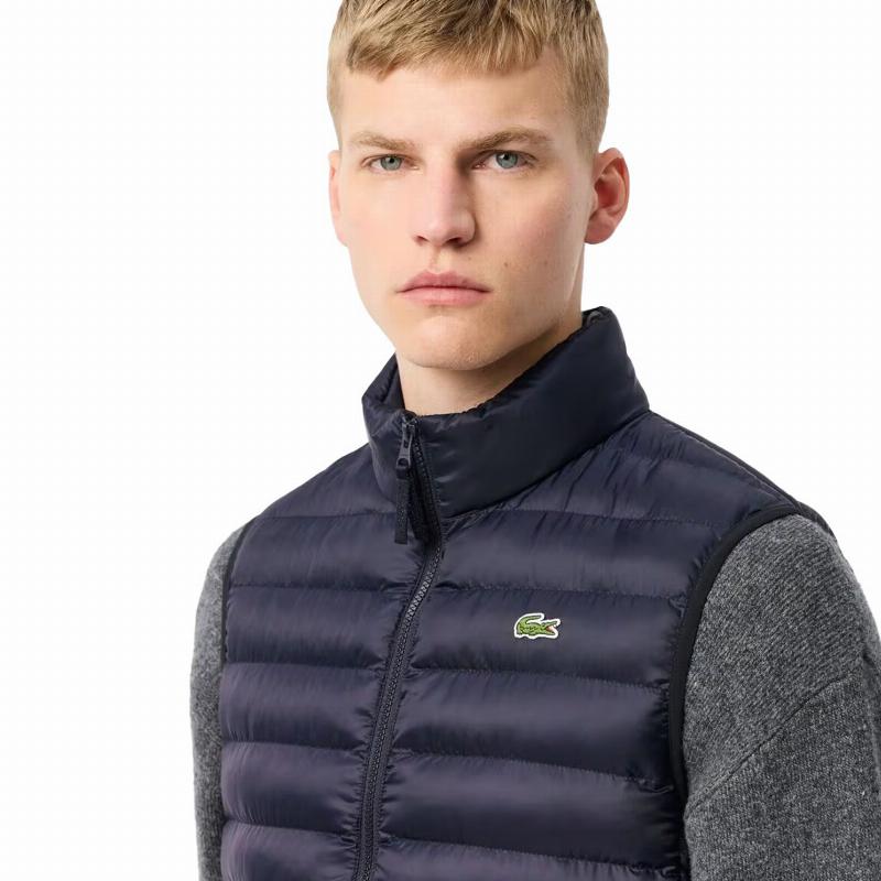 Chaleco Lacoste Puffer Azul Marino