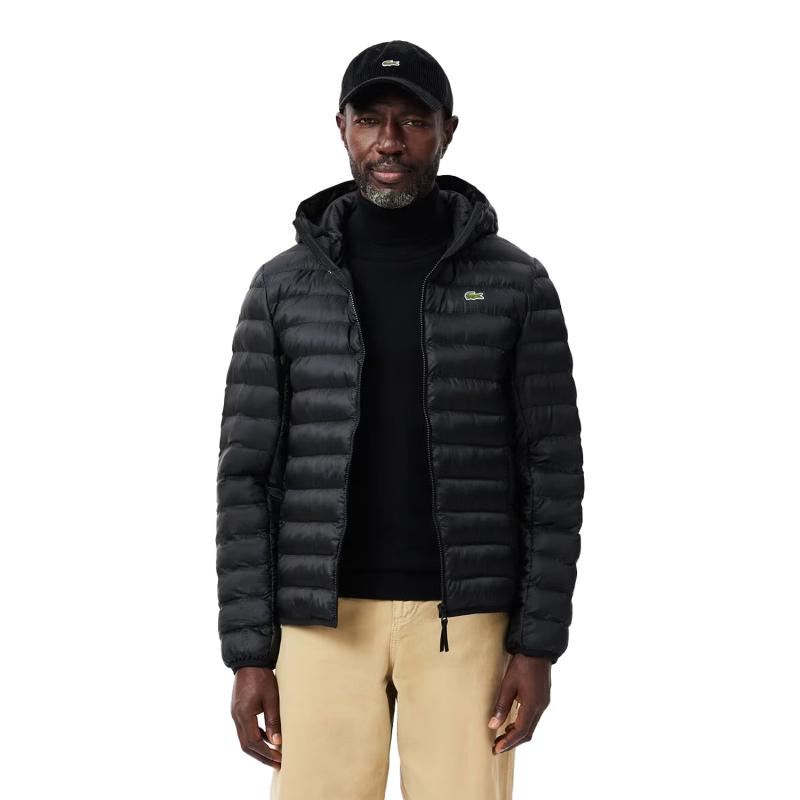 Chaqueta Lacoste Puffer Negro