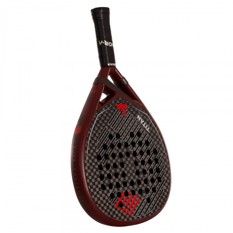 Pala Vibora Titan 12K Rojo 2026