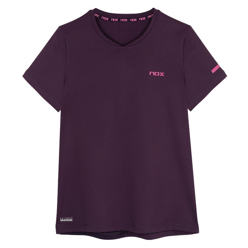 Camiseta Nox Pro Morado Oscuro Mujer