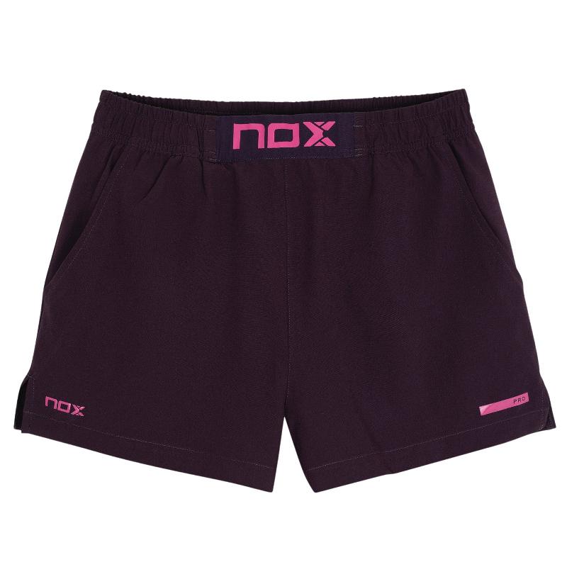 Short Nox Pro Morado Oscuro Mujer
