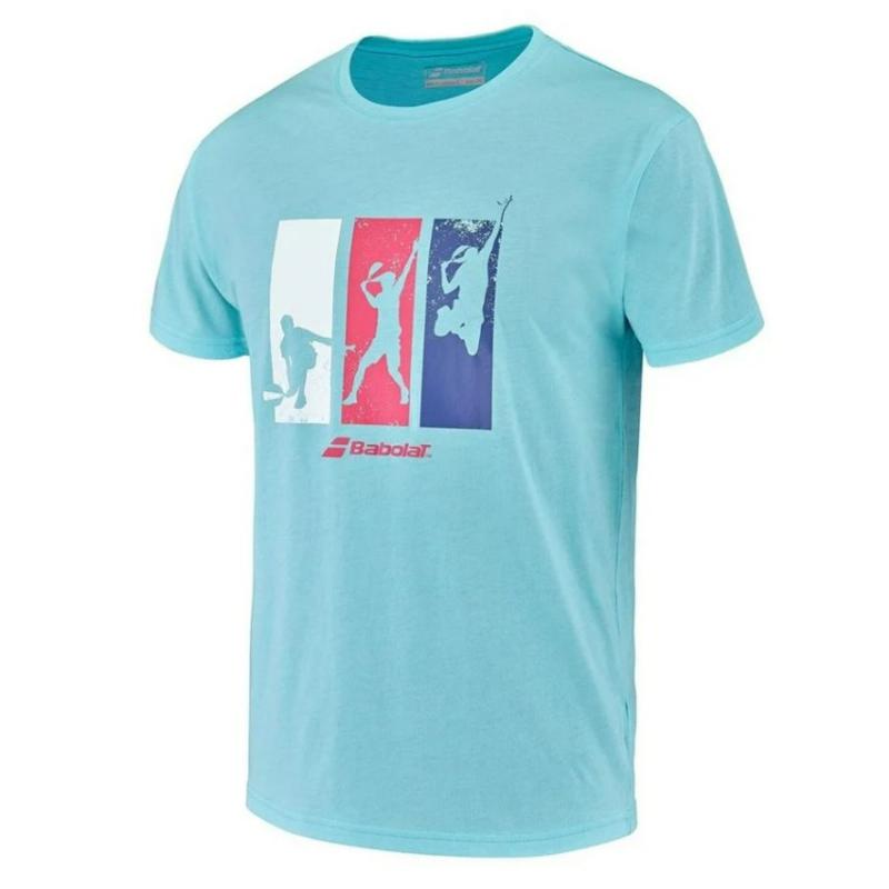 Camiseta Babolat Padel Azul
