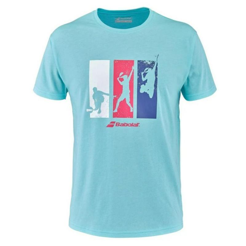 Camiseta Babolat Padel Azul