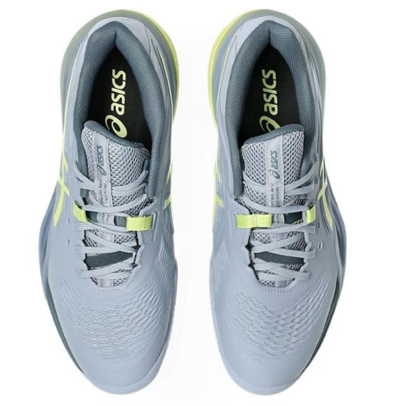 Zapatillas Asics Gel Resolution X Clay Gris Verde Pistacho