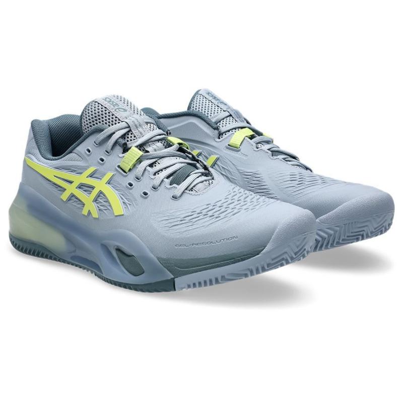 Zapatillas Asics Gel Resolution X Clay Gris Verde Pistacho