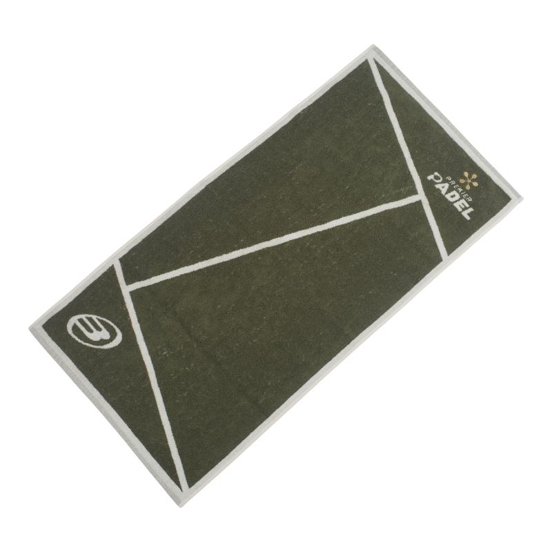 Toalla Bullpadel Premier Padel 150x90 Kaki Crudo