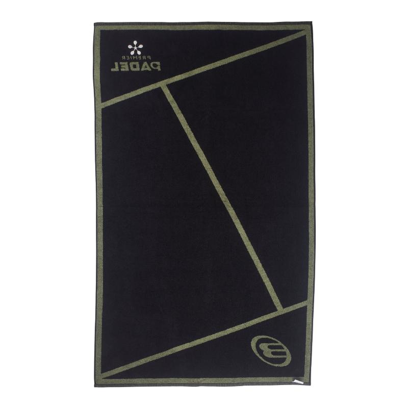 Toalla Bullpadel Premier Padel 150x90 Kaki Negro