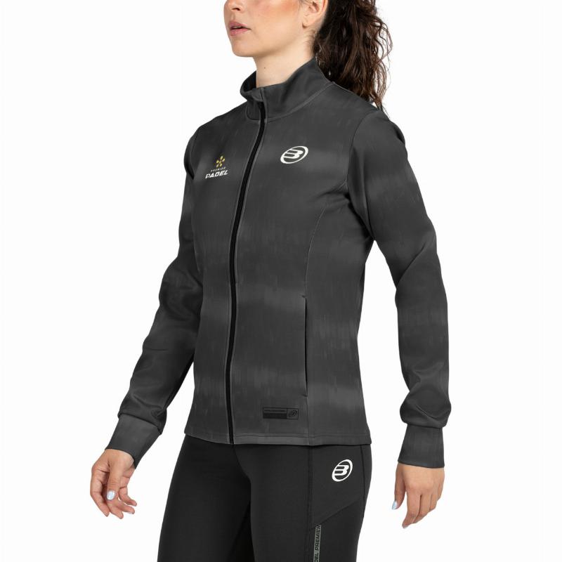 Chaqueta Bullpadel Premier Padel Patu Negro