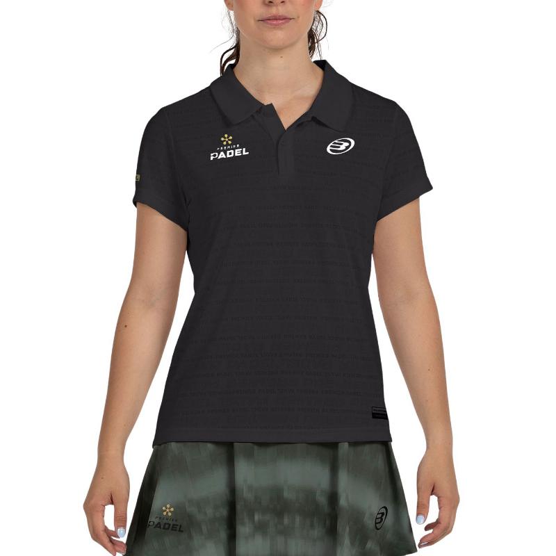 Polo Bullpadel Premier Padel Payerne Negro