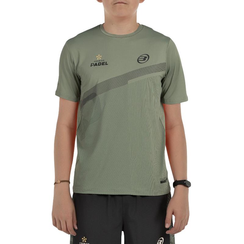 Camiseta Bullpadel Premier Padel Patos Kaki Junior