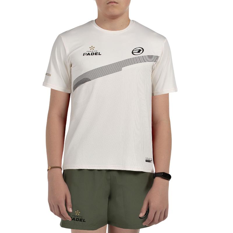 Camiseta Bullpadel Premier Padel Patos Crudo Junior