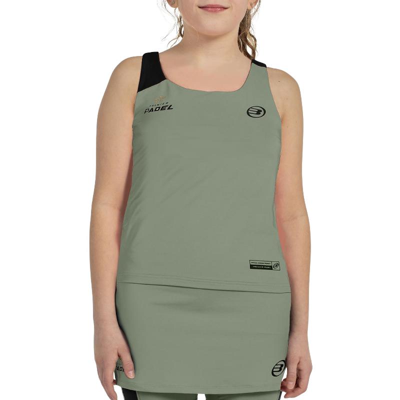 Camiseta Bullpadel Premier Padel Pirac Kaki Junior