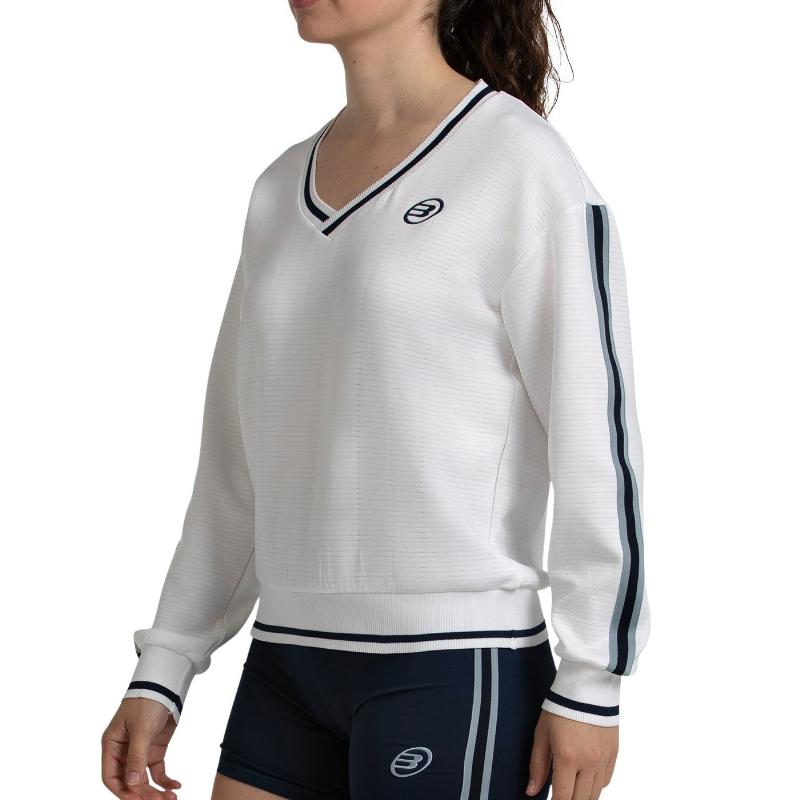 Sudadera Bullpadel Traiser Hueso