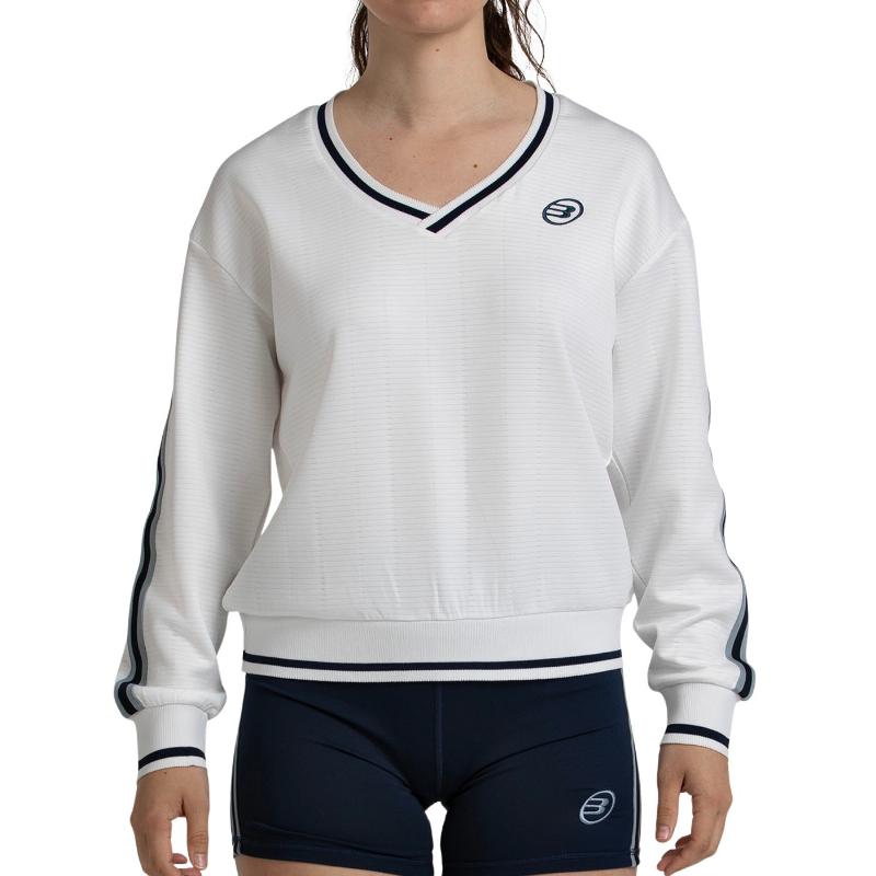 Sudadera Bullpadel Traiser Hueso