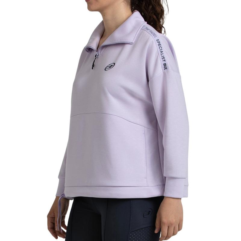 Sudadera Bullpadel Alasia Lila Pastel
