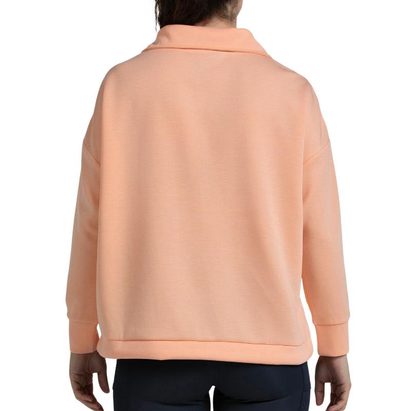 Sudadera Bullpadel Alasia Naranja Pastel
