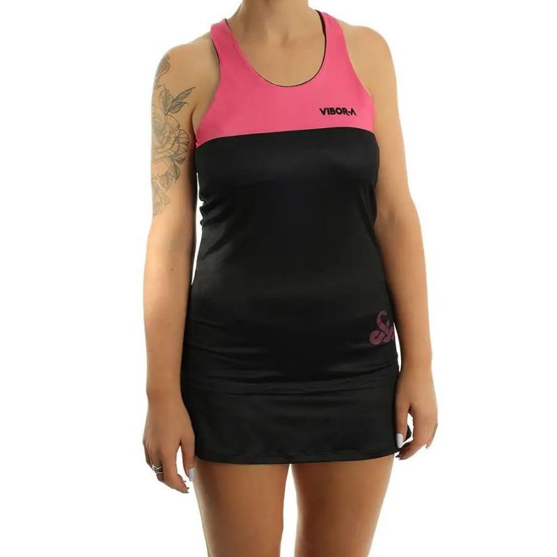Camiseta Vibora Naya Negro Mujer