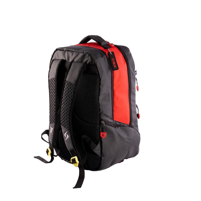 Mochila Siux Stupa Electra Negro Rojo