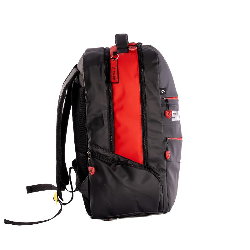 Mochila Siux Stupa Electra Negro Rojo