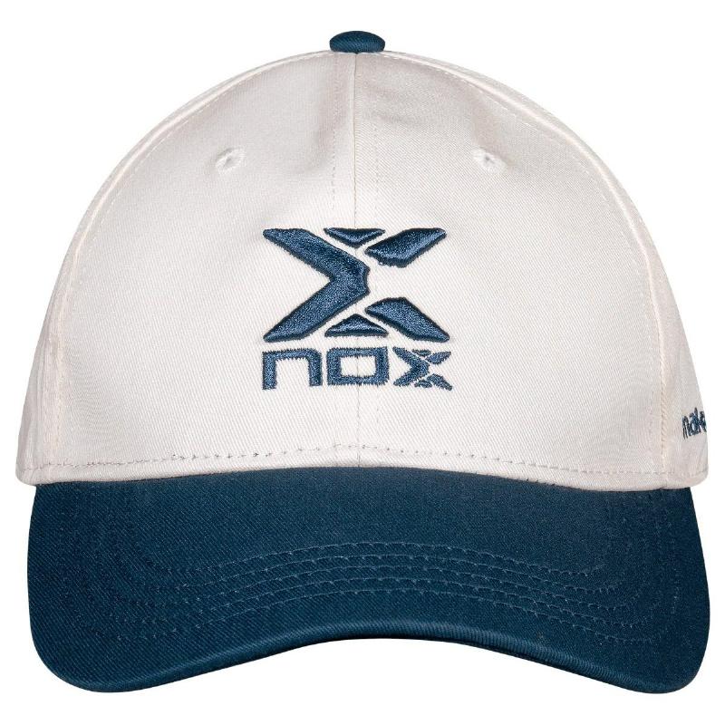 Gorra Nox Street Crema Azul
