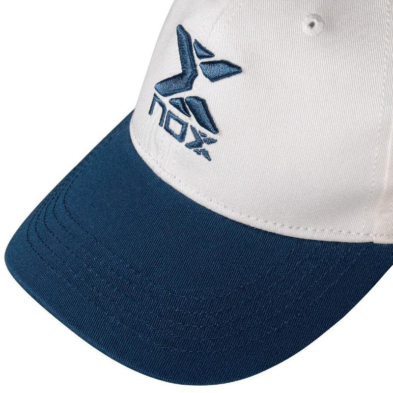 Gorra Nox Street Crema Azul