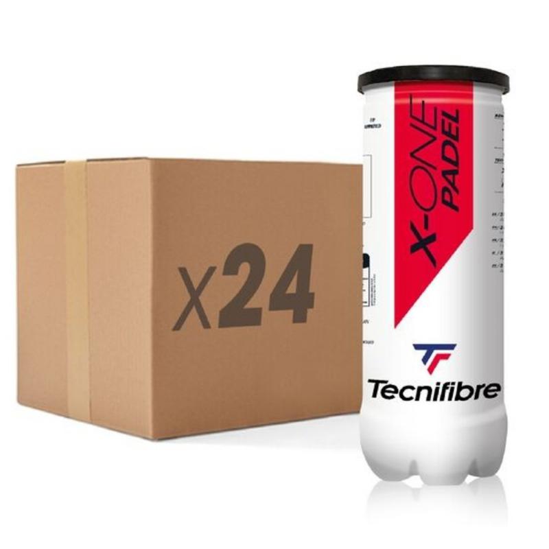 Cajon 72 Pelotas - 24 Botes de 3 uds - Tecnifibre Padel X-One