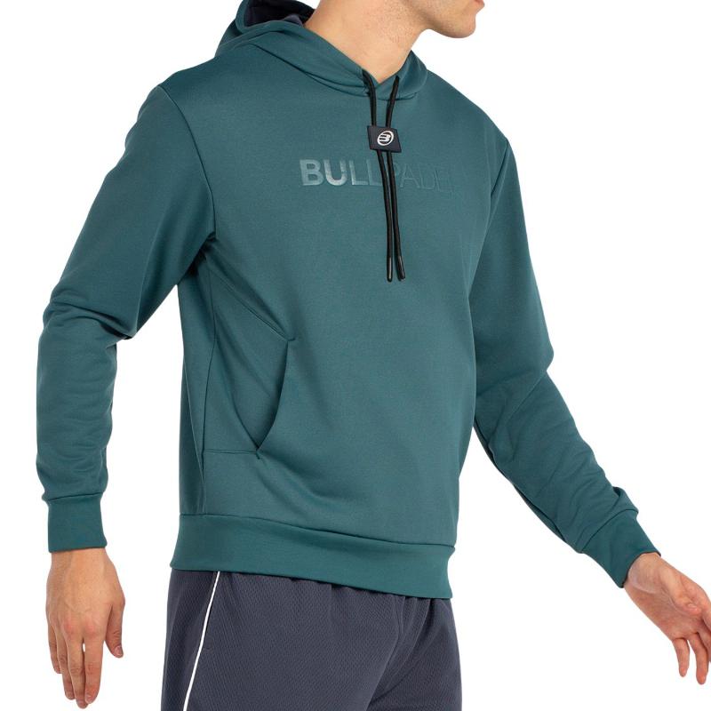 Sudadera Bullpadel Binee Verde Oscuro
