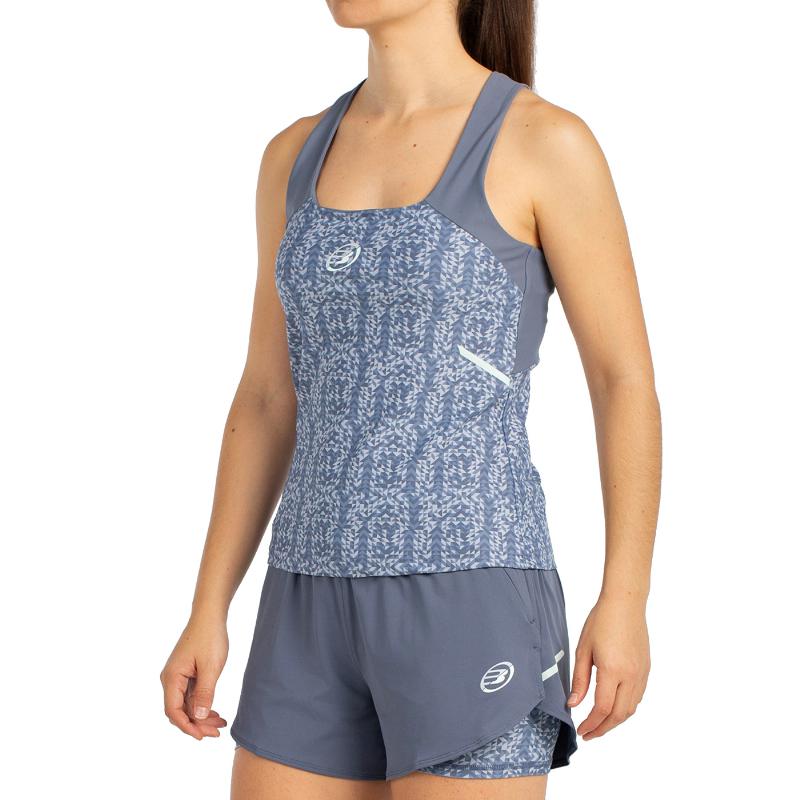 Camiseta Bullpadel Oilos Azul Lavado