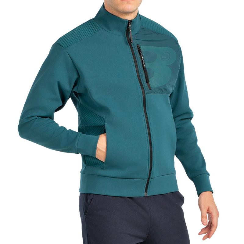 Chaqueta Bullpadel Breen Verde Oscuro