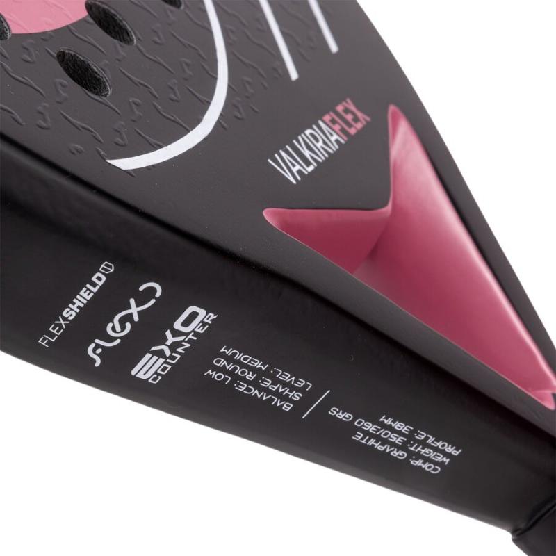 Pala Joma Valkiria Flex Negro Rosa
