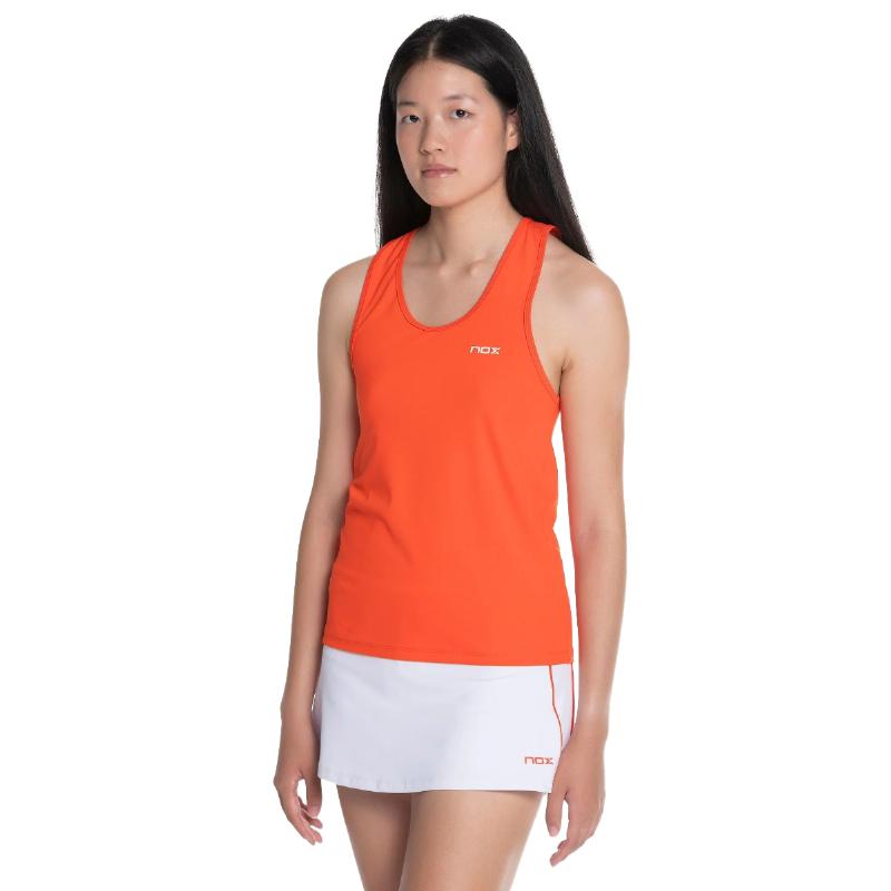Camiseta Nox Team Rojo Mujer