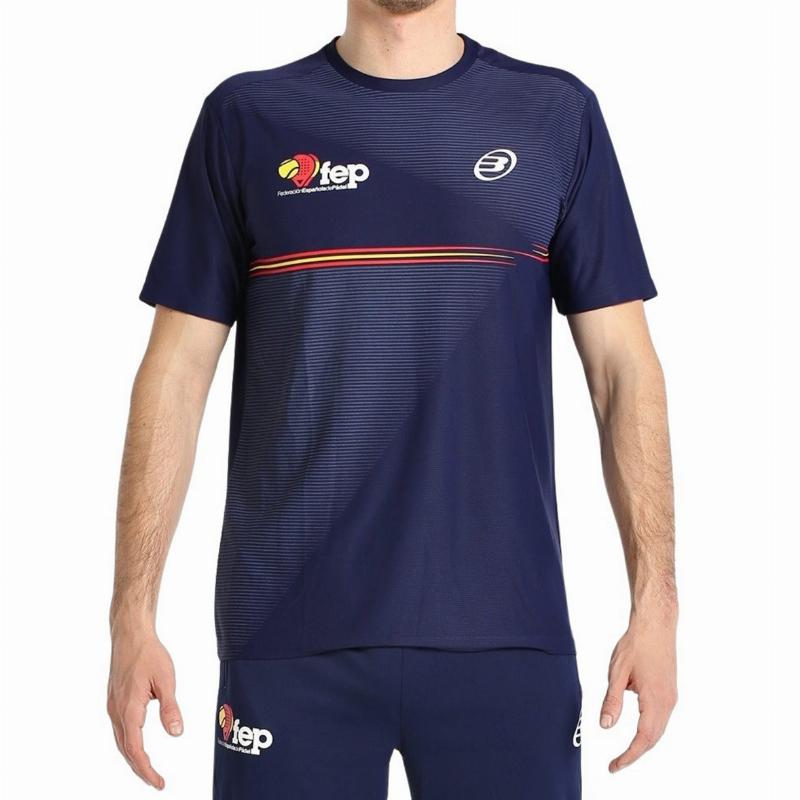Camiseta Bullpadel FEP Fang Azul Marino