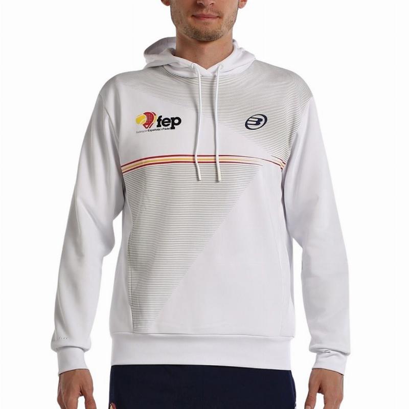 Sudadera Bullpadel FEP Forca Blanco
