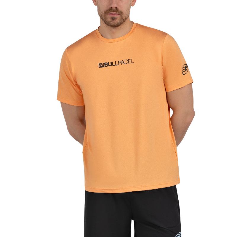 Camiseta Bullpadel Coledil Mandarina Fluor Vigore