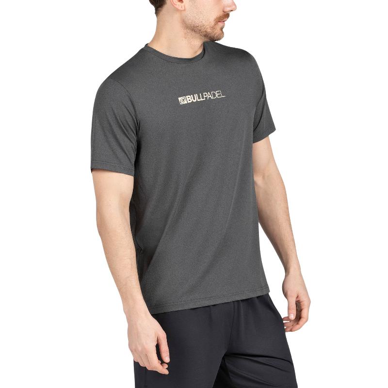 Camiseta Bullpadel Coledil Negro Vigore