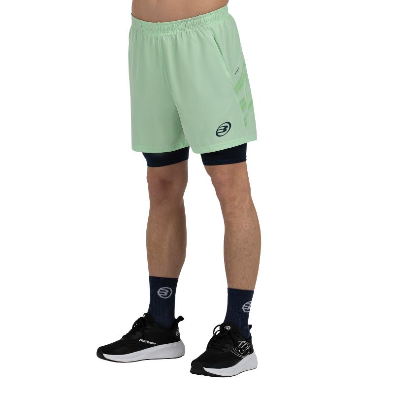 Short Bullpadel Mansil Verde Acido