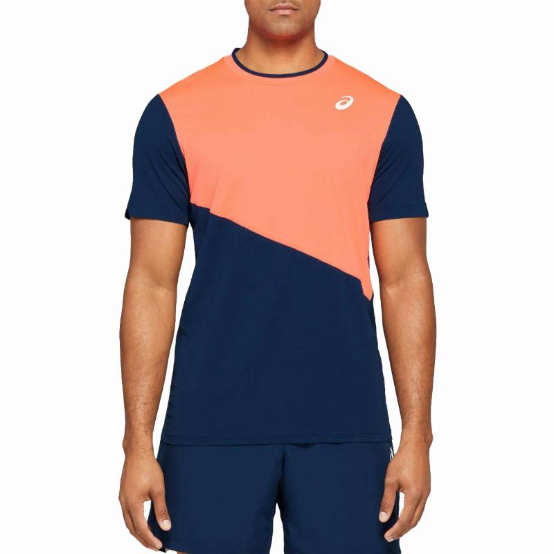 Camiseta Asics Club Coral Peacoat