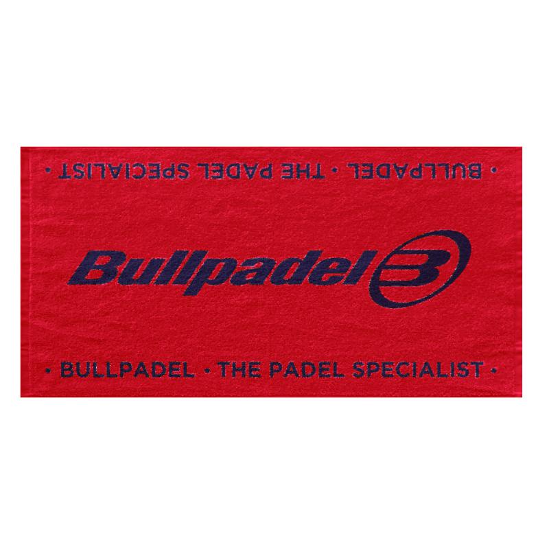 Toalla Bullpadel 100x90 Rojo Negro