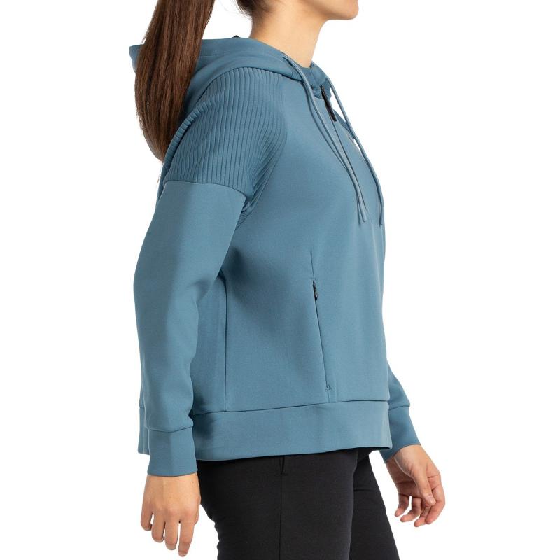 Sudadera Bullpadel Bateo Azul Verdoso