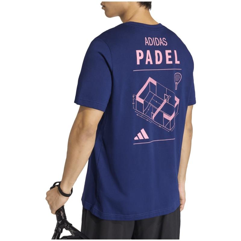 Camiseta Adidas Padel Graphic Azul