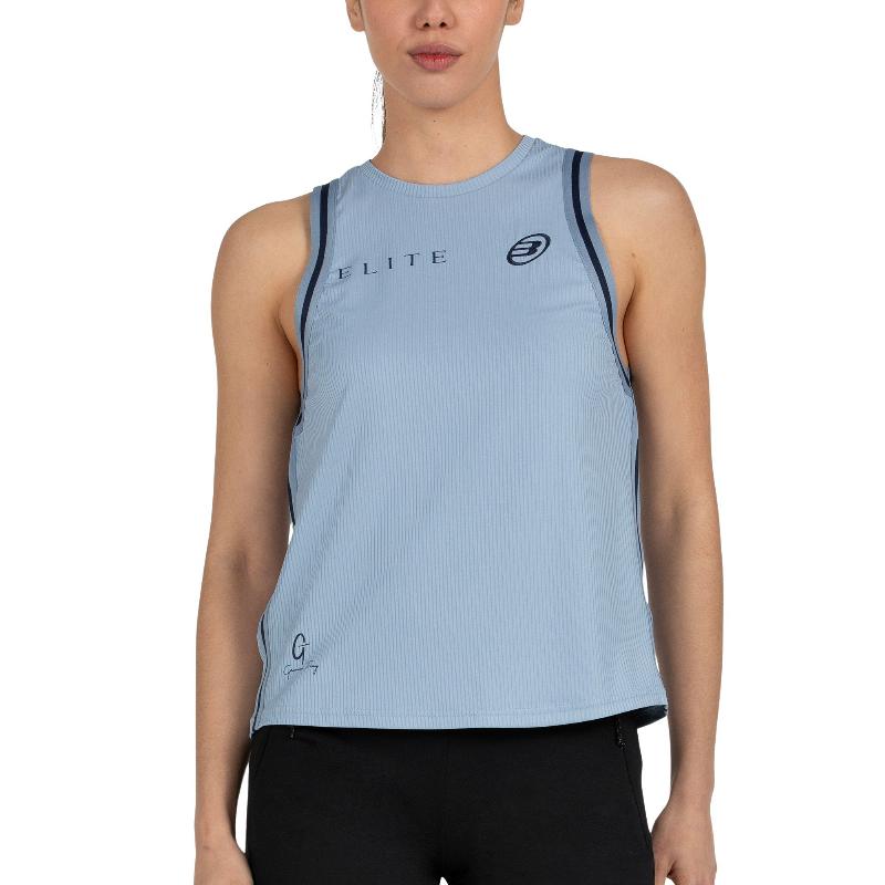 Camiseta Bullpadel Gemma Triay 26V Azul Acero