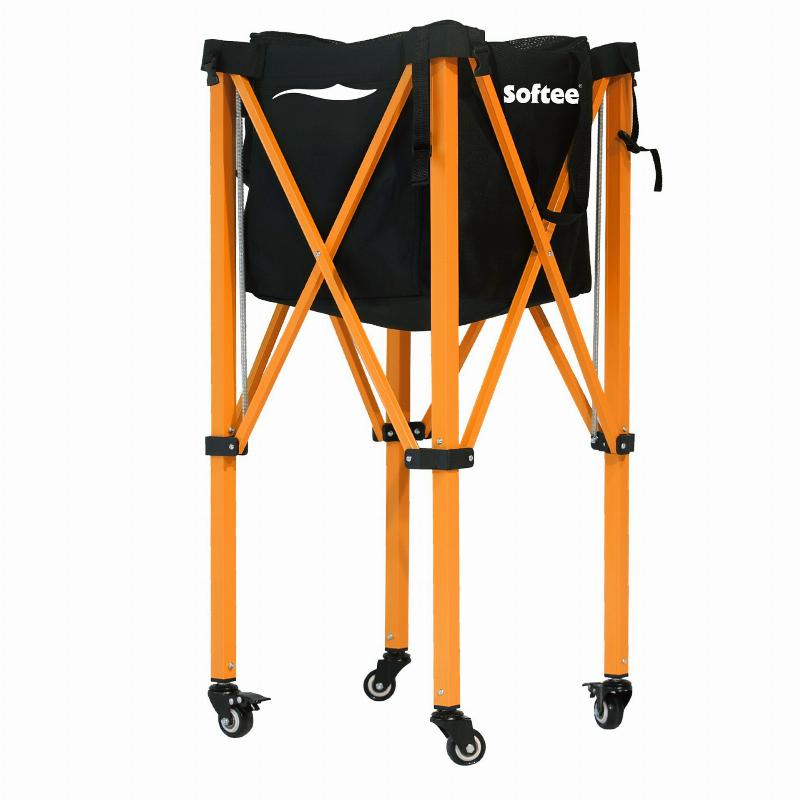 Cesto Bolas Softee Recovery Negro Naranja
