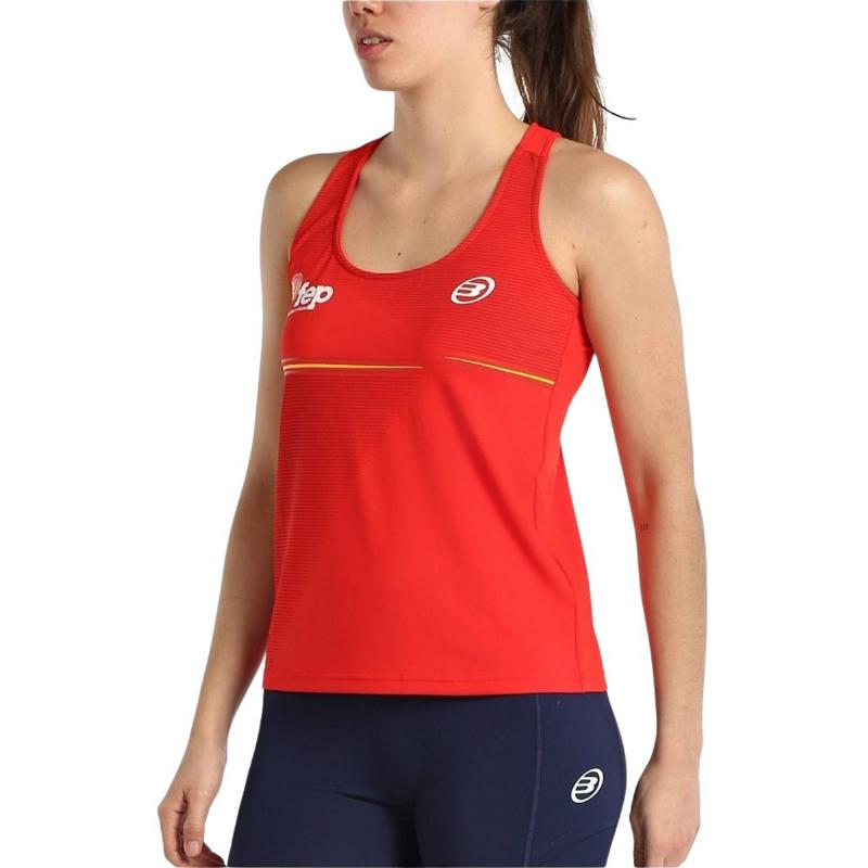Camiseta Bullpadel FEP Funi Rojo