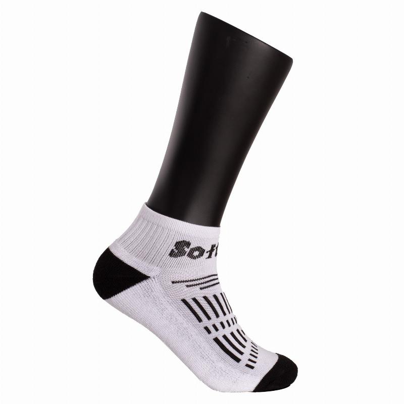 Calcetines Softee Race CaÃ±a Media Blanco Negro 3 Pares
