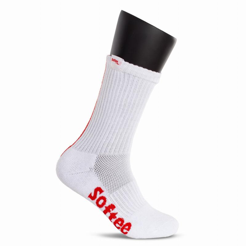 Calcetines Softee Label Blanco 1 Par